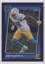 2021 Donruss Optic Rated Rookie Purple Stars Prizm 10/15 Tre' McKitty #284 0u8k