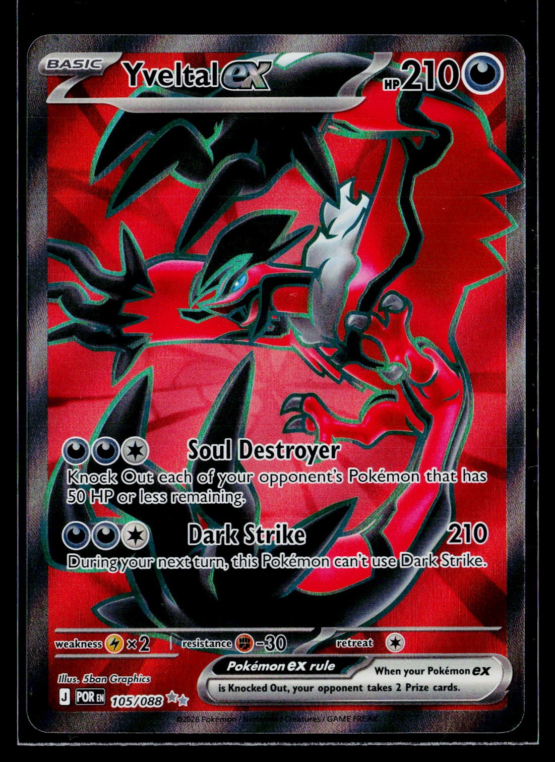ME03: Perfect Order #105/088 Yveltal ex
