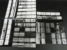 Lot of 3 Vintage Contact Sheets Air Show and Cafe Racer