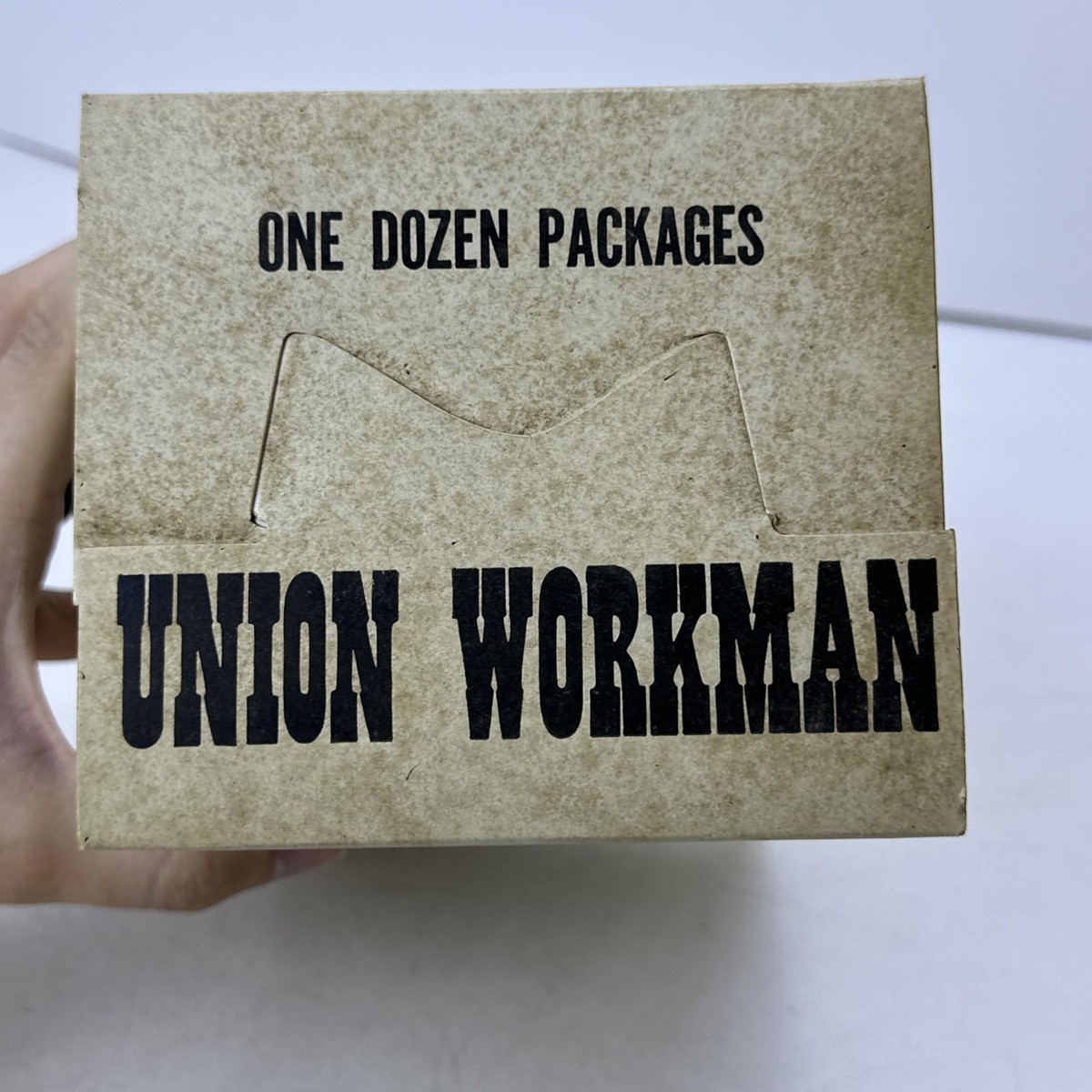 union workman chewing tobacco for sale Vintage Union Workman Tobacco Sweet Long Cut Smoke or Chew Empty Box Carton