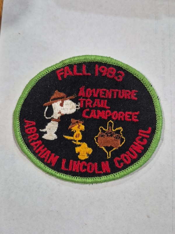 Vintage 1983 Boy Scout Adventure Trail Camporee Abraham Lincoln Council