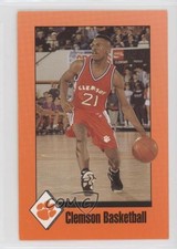 1992 Clemson Tigers Team Issue Schedule Cards Men's Basketball Chris Whitney 0q3