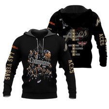 Las Vegas Aces 2025 Champions Black Custom Hoodie 3D New Christmas