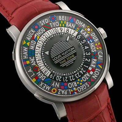 Louis Vuitton Escale Time Zone Q5D20 Watch #SU121