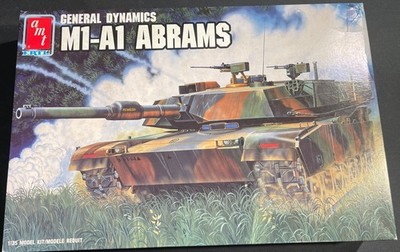 Amt General Dynamics M1-A1 Abrams 8675 1/35 NIB Model Kit  Sullys