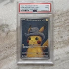 2023 POKEMON SVP POKEMON X VAN GOGH PROMO #085 PIKACHU WITH GREY FELT HAT PSA 9