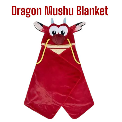 Authentic Disney authentic New Year Dragon mushu winter blanket costume disney