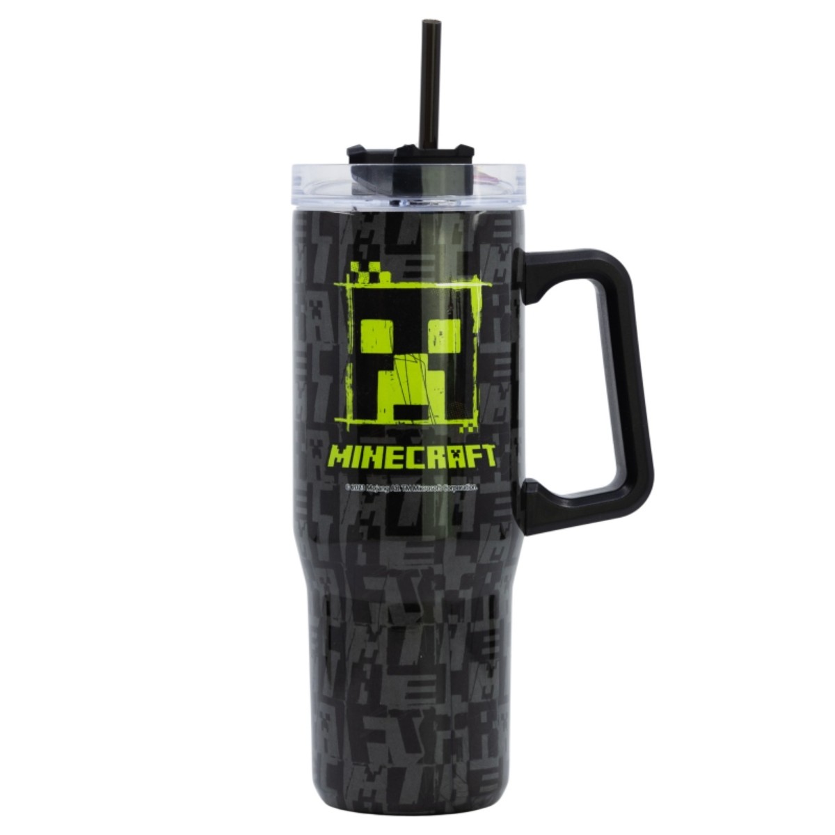 Minecraft XL Becher 940    Edelstahl mit Trinköffnung