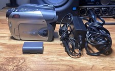 Canon DC330 DVD Camcorder w/ Battery  Charger   Tested  Working