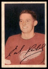 1953-54 Parkies Earl Reibel Rookie Vintage Detroit Red Wings #36 Rookie