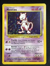 Mewtwo 10/102 Holo Base Set Unlimited Pokemon Holo MP Base Set Unlimited on eBay