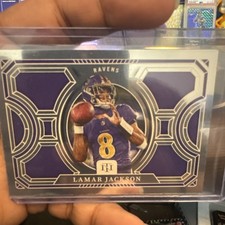 2024 Panini National Treasures - Treasure Hunt Lamar Jackson #17 8 /25 Match