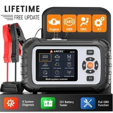 ANCEL AD720 OBD2 Scanner Diagnostic Tool ABS SRS Transmission Engine Code Reader