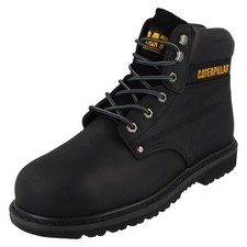 Image of Mens Caterpillar Safety Wide Leather Work Boots 'Powerplant Sb Hro P72462'