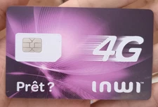 Morocco 4G SIM Card Inwi Prepaid Mobile Internet Data Fast Activation Simcard
