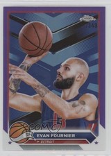 2023-24 Topps Chrome Purple Refractor /349 Evan Fournier #106 y0i