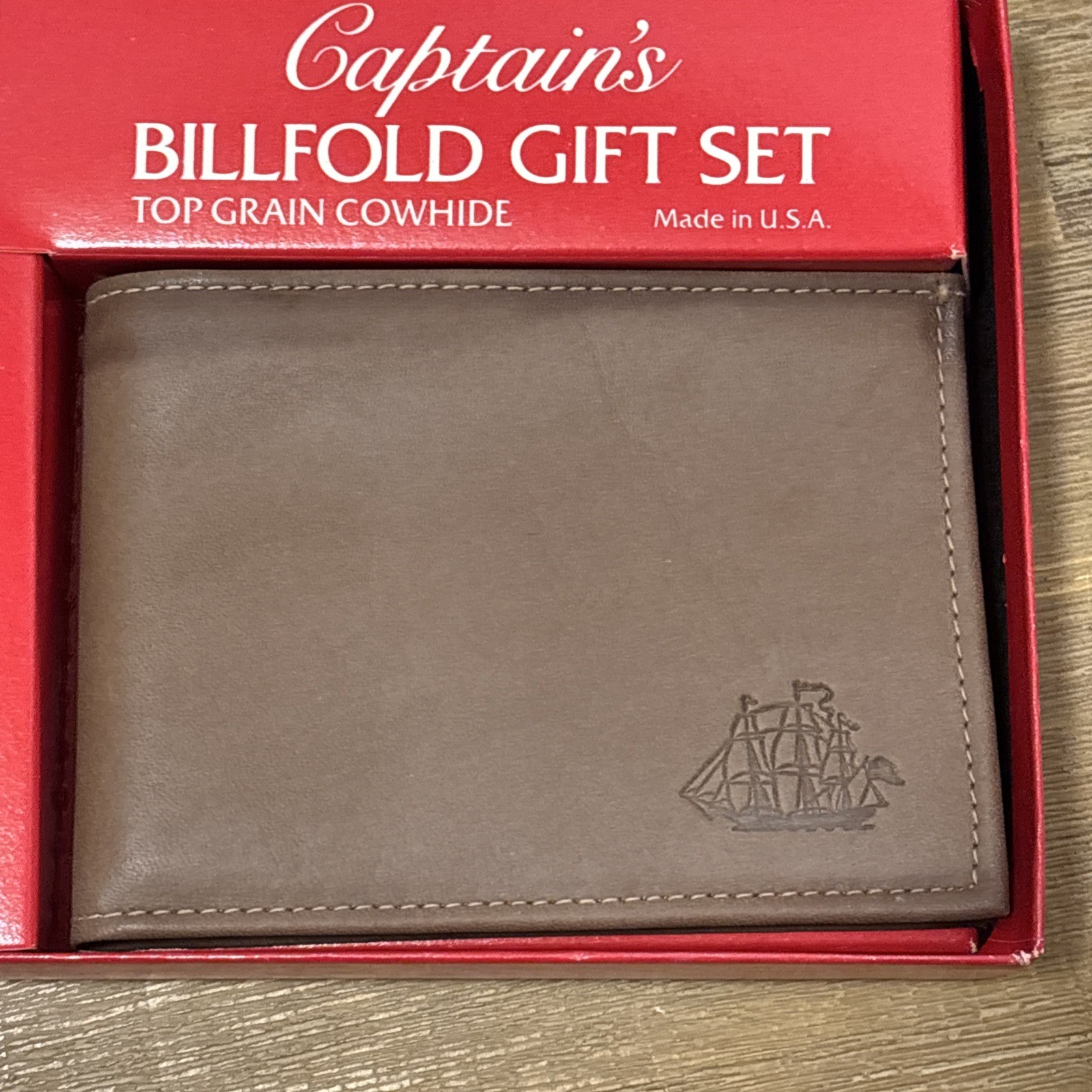 Vintage Old Spice Billfold Gift Set - Shulton Inc. After Shave Rare Set NOS 1983