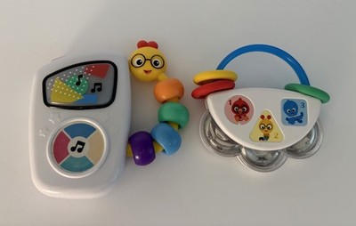 Baby Einstein 2 Toys Take Along Tunes Musical Toy Baby Lights Sound Tested WORKS