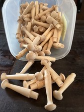 94 - 3 “ Wooden Shaker Pegs Unfinished Birch