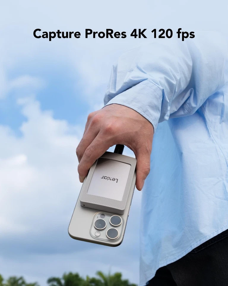 Lexar Portable SSD 1TB mit Magnetkit für iPhone 15/16 und mehr - Bild 3 von 4