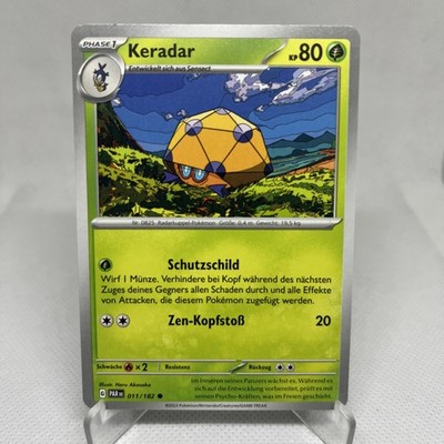 Keradar 011/182 Pokemon Paradox Rift Karte Deutsch