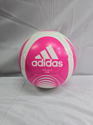 Balón de fútbol Adidas Starlancer Club talla completa - rosa y blanco talla 5 - Imagen 3 de 6