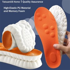 Roofo Cloud Memory Foam Insoles for Men Women Soft Cushion Support Free Ship