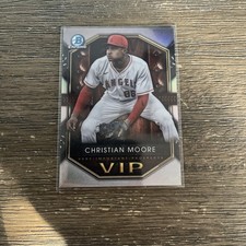 2025 Christian Moore Bowman Chrome #VIP-12 Very Important Prospects - Angels