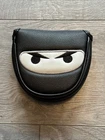 Ninja Golf Mallet Putter Head Cover - Black - Embroidered - New