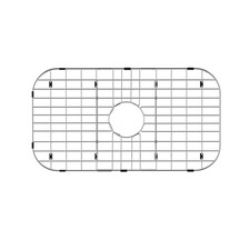 Sink Protector Grid Protector Kitchen Sink Grates, Centered Drain with Corner...