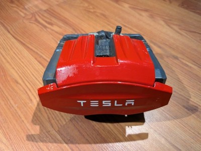   2016-2020 Tesla Model X S Rear Right Brake Caliper OEM w/ EPB Painted Red