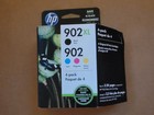 Hp Original 902 Cyan, Magenta, Yellow / 902Xl Black Ink Cartridges (4-Pack)
