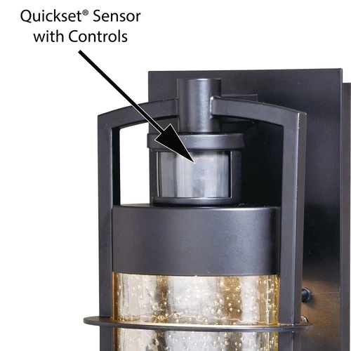 Logan 1-Light Outdoor Motion Sensor in Contemporary and Cylinder Style 18.25 - Picture 4 of 7