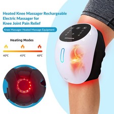 Knee Massager With Heat, Vibration  Comfortable Fit for Arthritis, Pain  Rehab