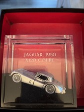1950 Jaguar XK 120 in solid heavy acrylic block 1:43 Super Cool!