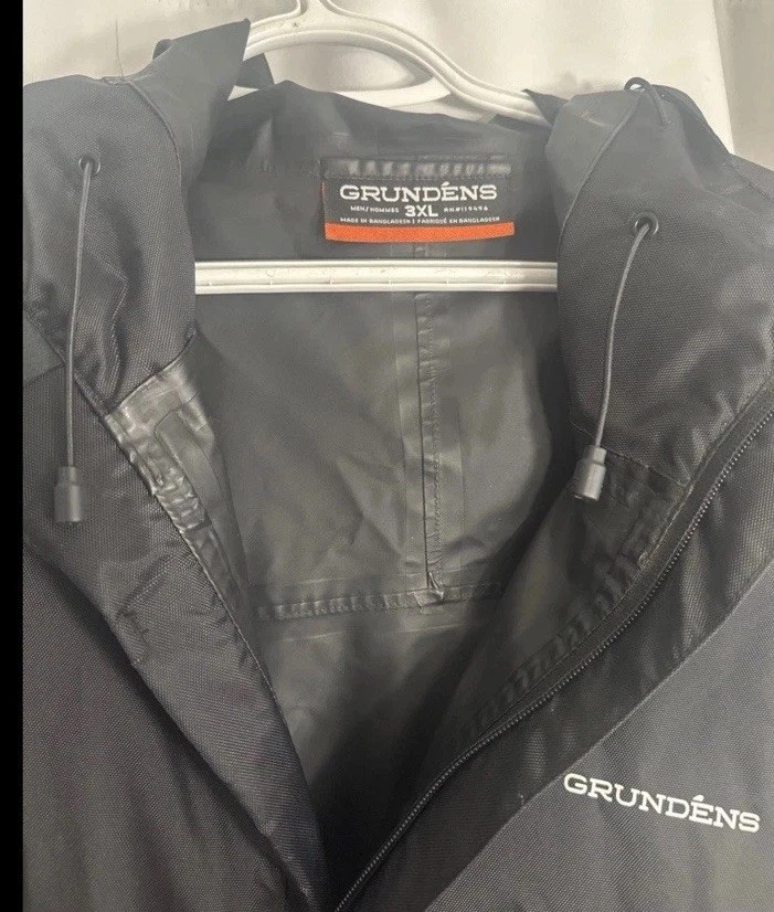 Chaqueta Grundens 3xl negra Foto 3 de 3