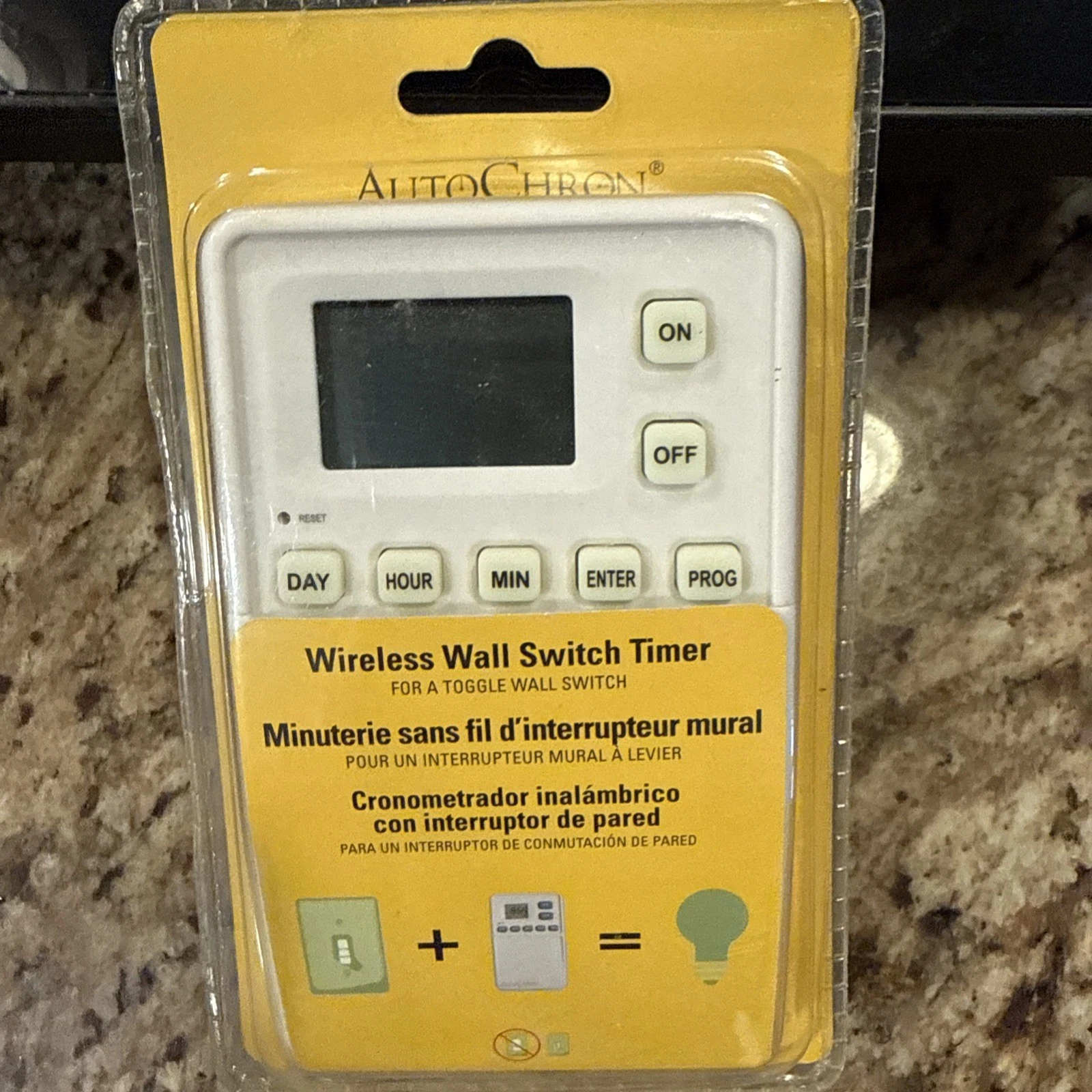 AutoChron Timer Wireless Wall Switch Timer for a Toggle Wall Switch Control
Opens in a new window or