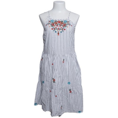 Primark, Kleid, Größe: 40, Weiß/Blau/Mehrfarbig, Baumwolle/Polyester #Y1x