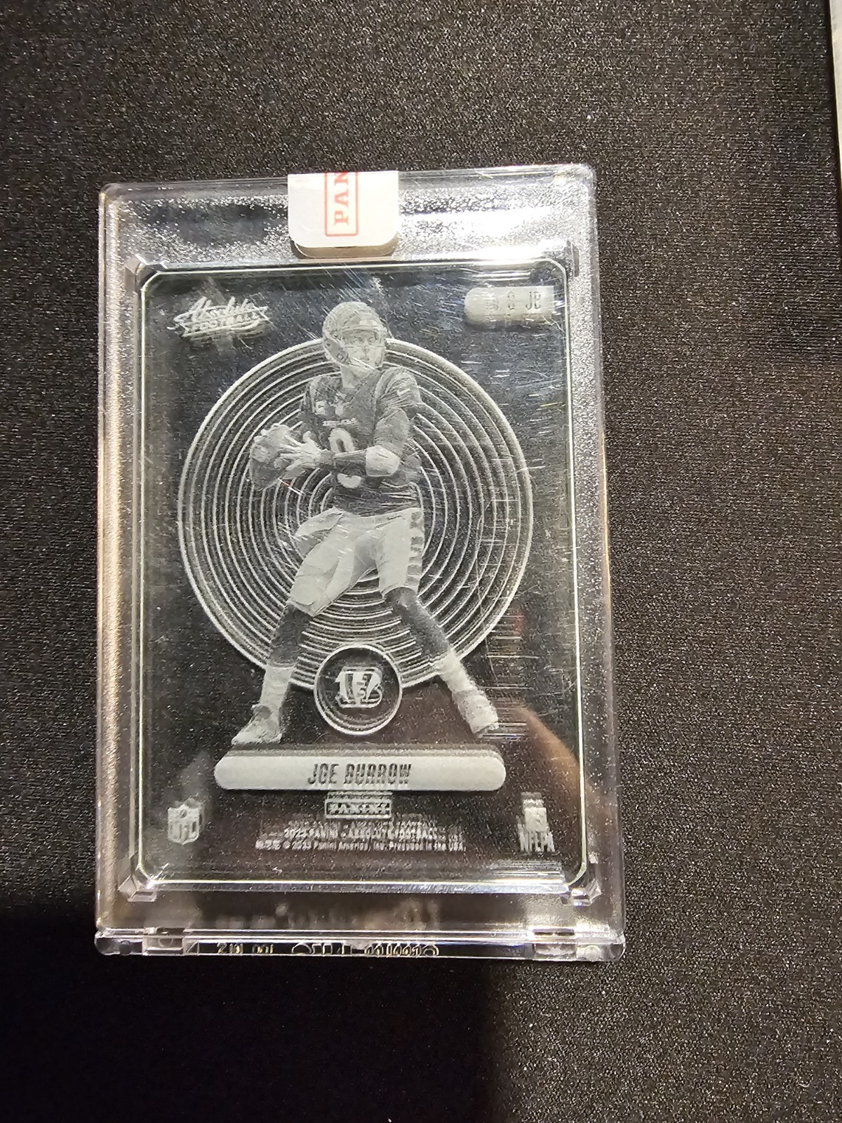 2022 Panini Absolute Glass Joe Burrow #G-jb