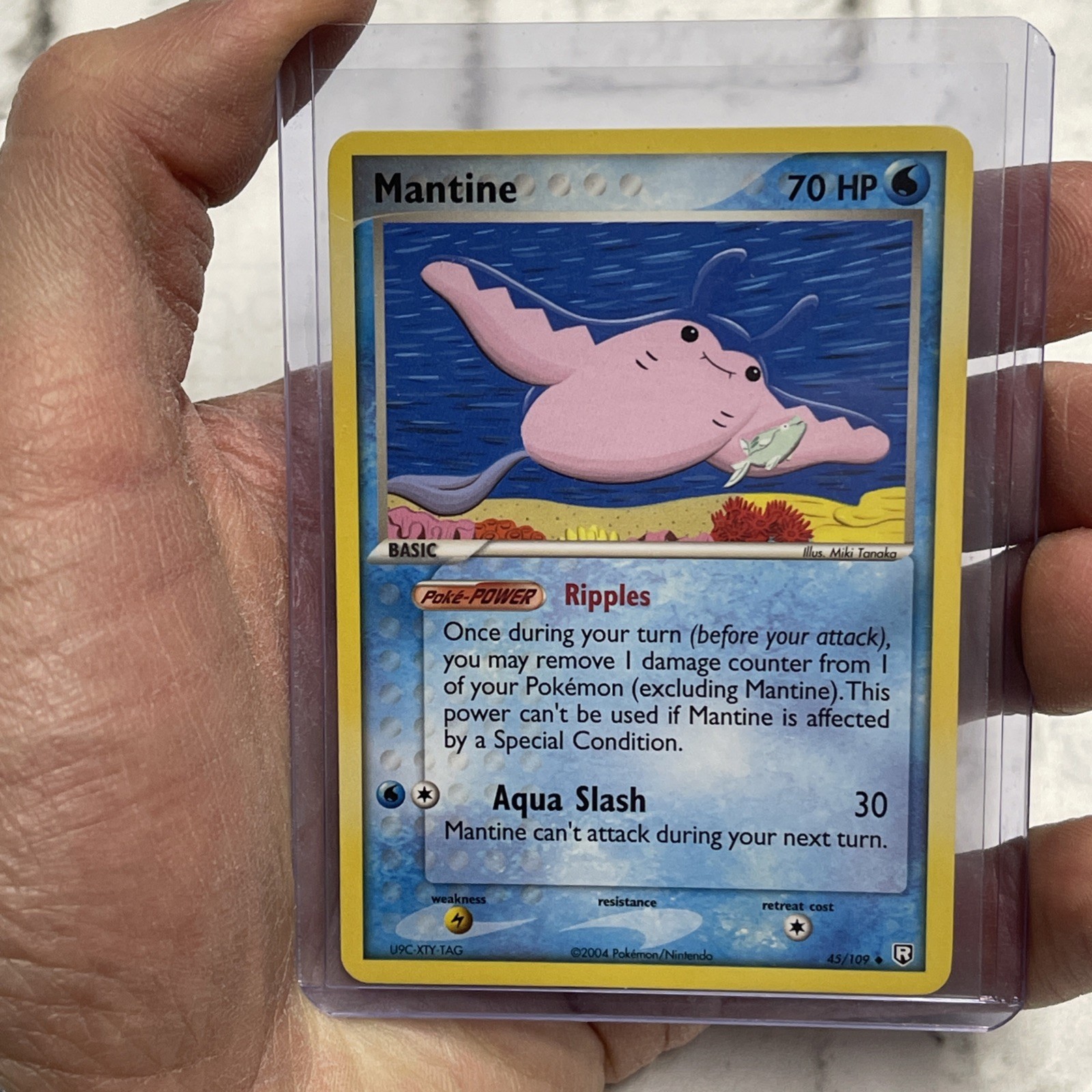 Pokémon 2004 EX Team Rocket Returns 45/109 Mantine NM Near Mint Pokemon Uncommon