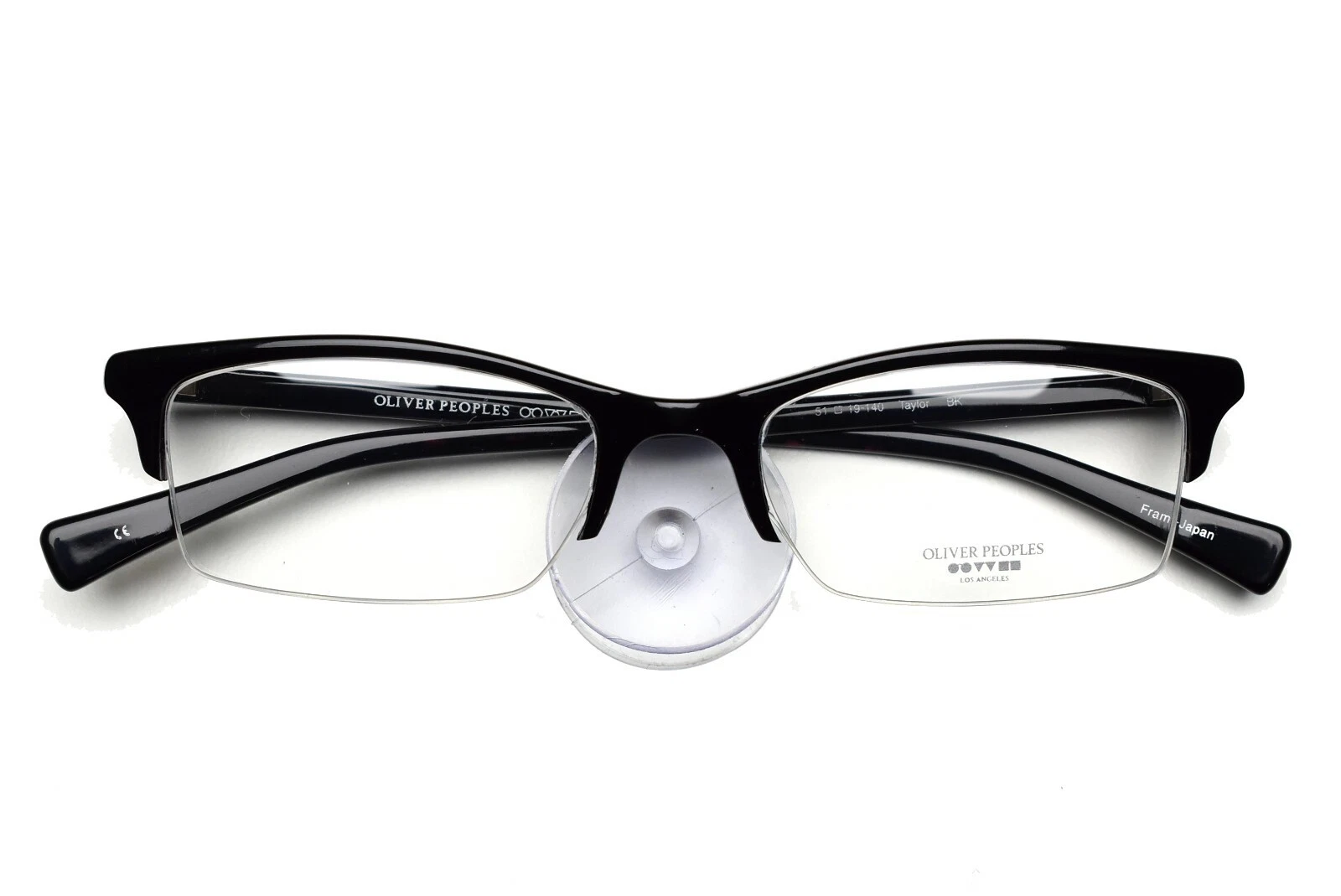 OLIVER PEOPLES Eyeglasses TAYLOR Half Rimless 51 19 140 New Authentic