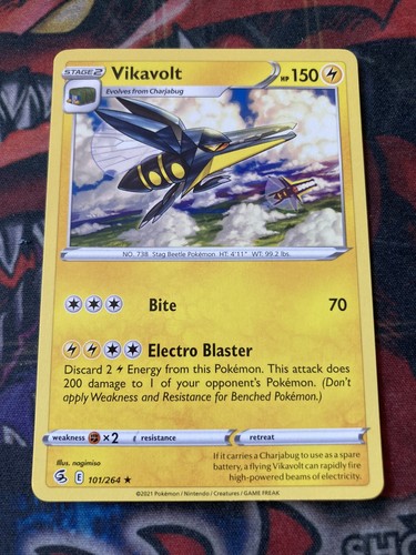 Pokemon VIKAVOLT 101/264 Fusion Strike - RARE -NM