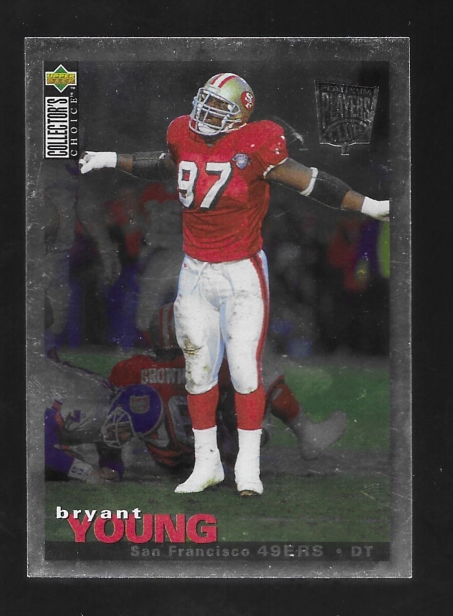1995 Upper Deck Collector's Choice Players Club FOIL Bryant Young Card  #246