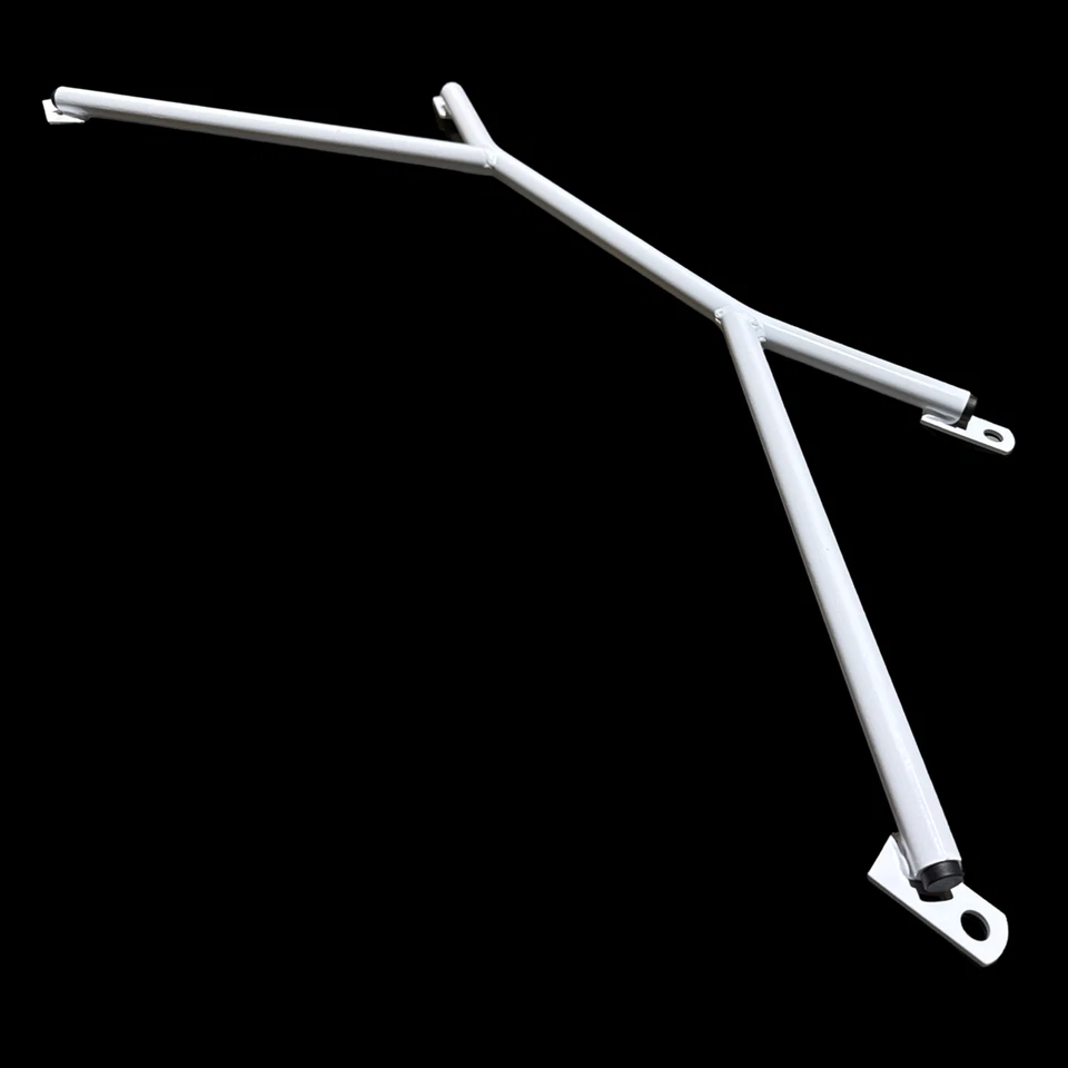 Suporte de chassi meia frente para Subaru WRX STI 15-21 barra de reforço branca EUA - Imagem 4 de 4