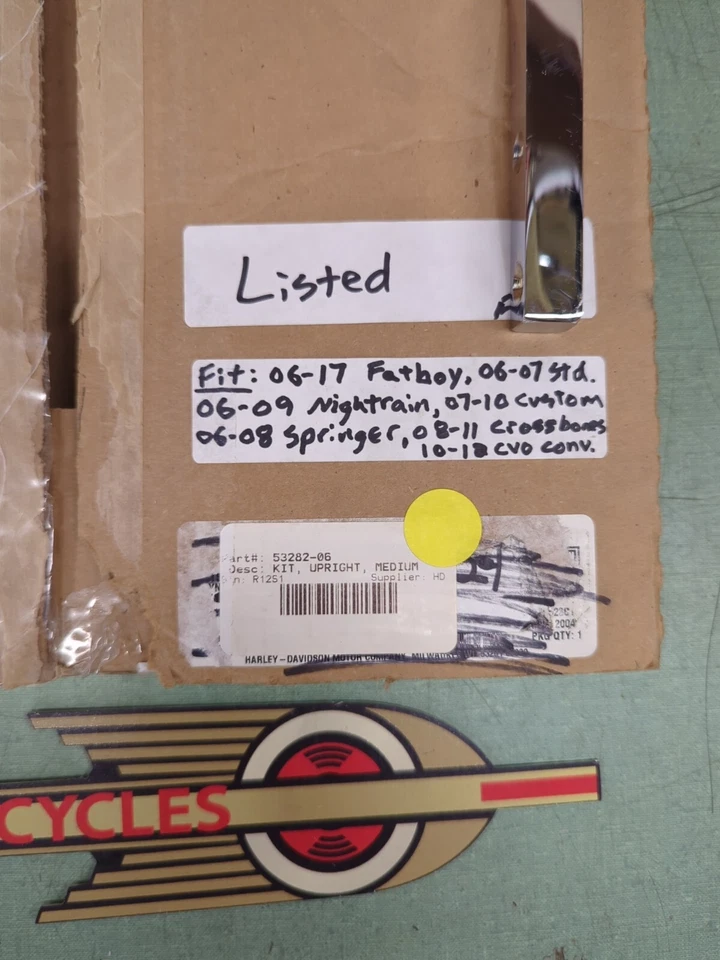 Respaldo Harley-Davidson 53282-06 compatible con Fatboy Night Train Springer 06-17 Foto 3 de 4