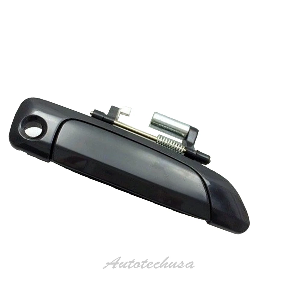 Manija de puerta exterior exterior delantera derecha para Honda Civic 2001-2005 negra lisa Foto 2 de 4