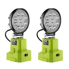 Cordless Led Work Light Flashlight For Ryobi 18v One Li-ion Wbattery 27w Cordless Led Work Light Flashlight For Ryobi 18v One Li-ion Wbattery 27w