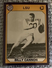 1990 Collegiate Collection LSU Tigers Billy Cannon #137