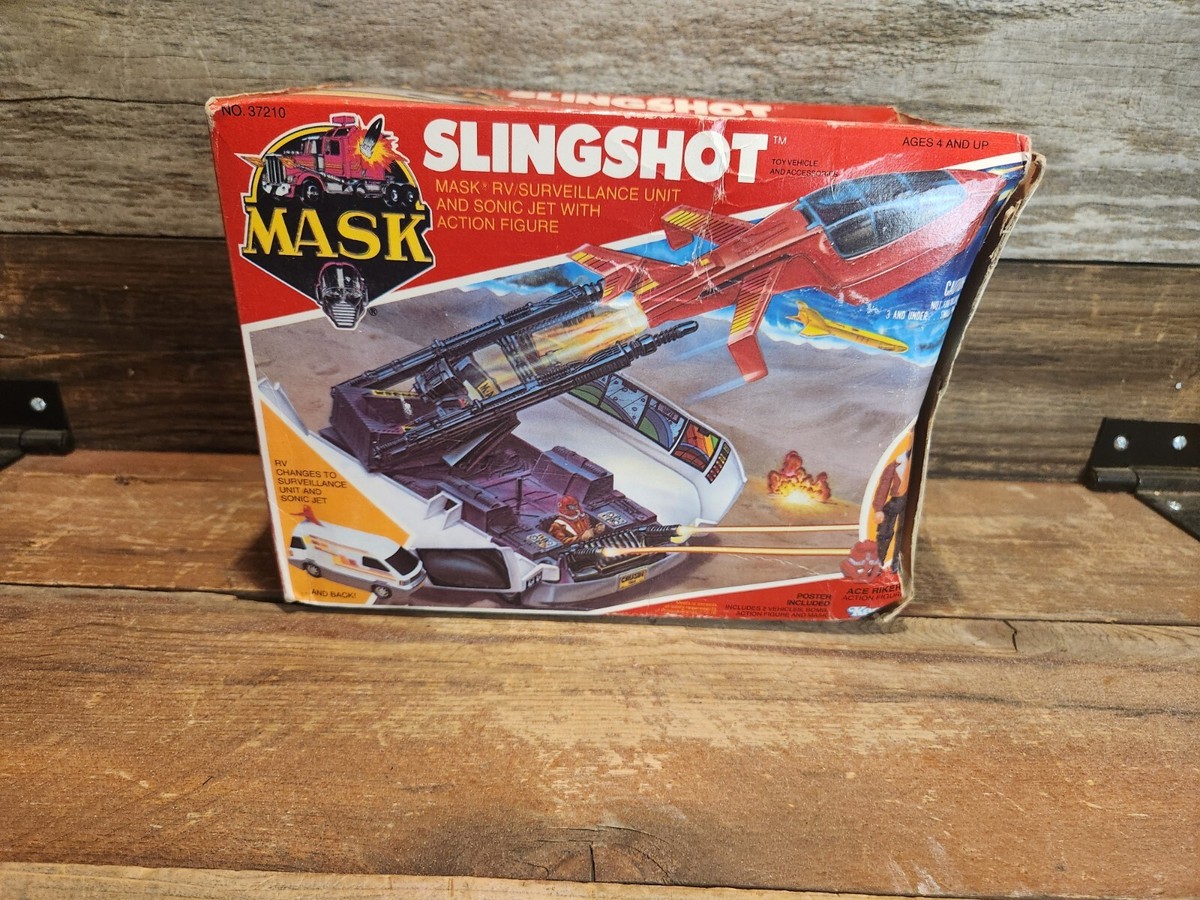 MASK KENNER TOYS M.A.S.K. Vintage Action Figure Retro Vtg Vehicle Driver Slingshot Ace Riker Ryker Sling Shot