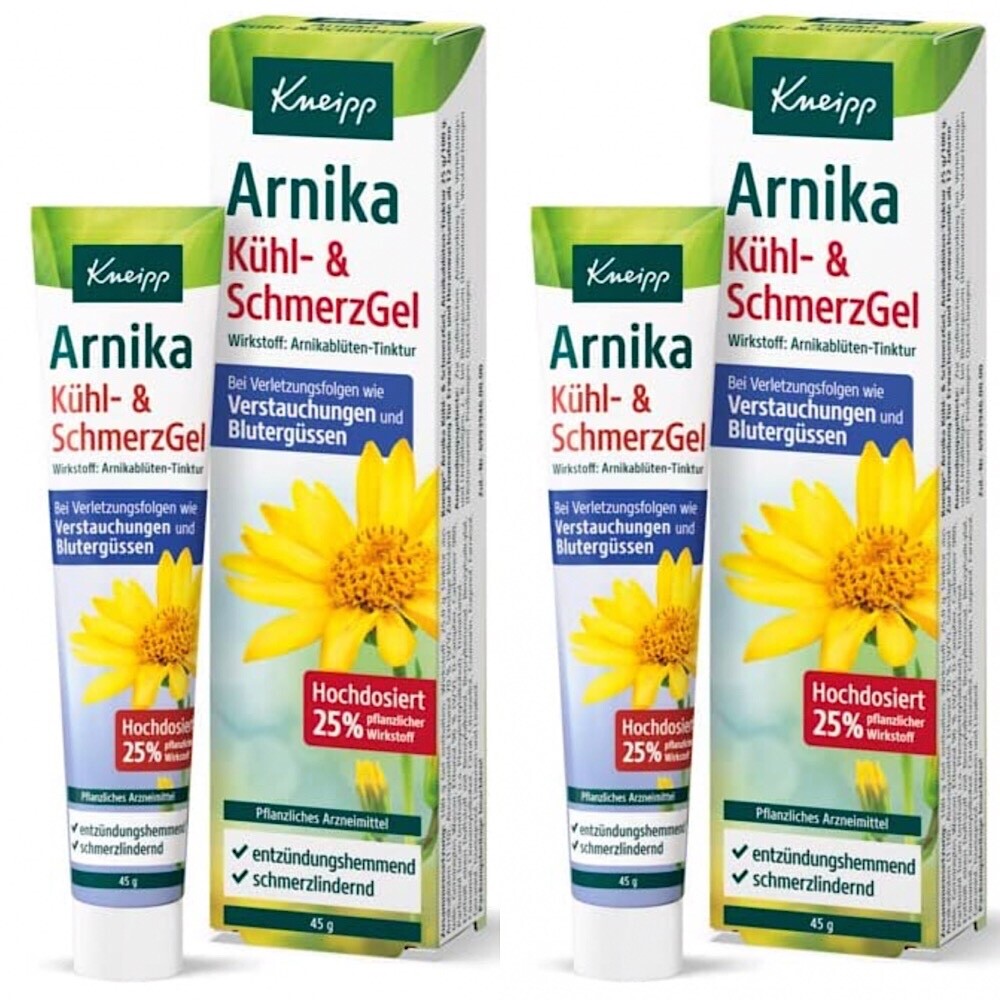 ✅ KNEIPP Arnika Kühl- & Schmerz Gel entzündungshemmend schmerzlindernd 2x 45g ✅